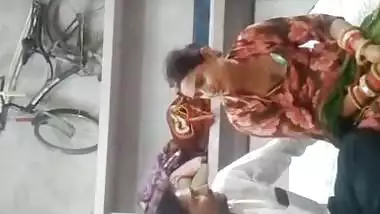 Mature bhabhi pussy fucking by money lender caught on cam
