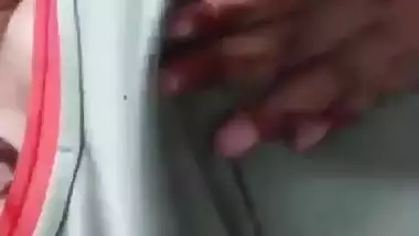 Sexy Girl Playing With Her Boobs