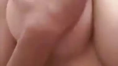 Anusha Pressing Her Big Boobs in Washroom &...