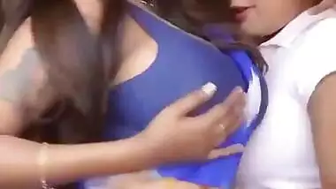 Super busty Desi girl hot video for her fans