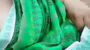 Desi cute hot aunty showing her boobs selfie cam