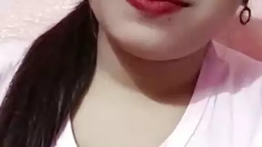 Big boobs cute girlfriend nude on video call MMS