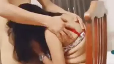 Romantic hotel sex of a passionate couple fucking hard