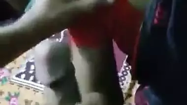 Fucks poor desi maid and records their Telugu sex video