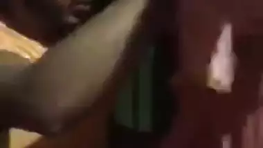 Village wife quick romance boob press by husband