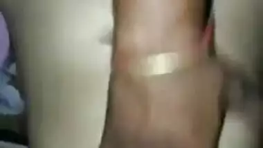 Before sex Desi guy with camera worships girlfriend's wet XXX pussy