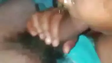 Tamil aunty gives a blowjob to her stepson and drinks cum