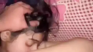 Huge cock sucking huge boobs Indian submissive girl