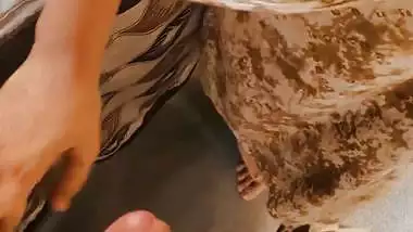 Tight ass Muslim bhabhi blowjob and doggy fingering