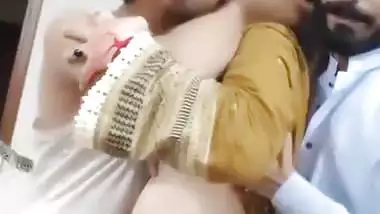 Two Hyderabad boys and a hot babe’s live xxx video