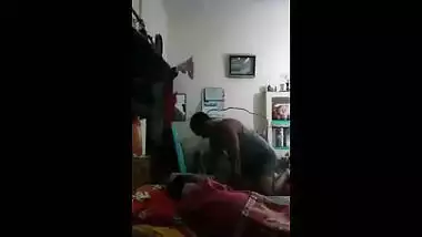 College girl receives fucked by landlord infront of her roommate