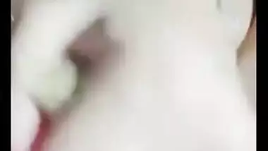Video call sex masturbating creamy pussy viral GF