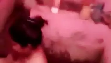 After sex chubby Desi cutie washes XXX body while neighbor spies on her