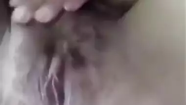 Bangla village bhabhi showing her XXX tits and hairy Desi pussy