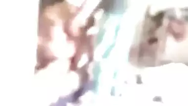 Lady Enjoys A Threesome Sex With The Two Laborers free porn